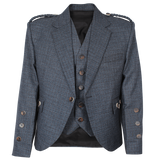 Argyll Jacket Blue Serge Wool With Waistcoat