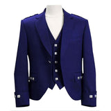Blue Argyll Jacket And Vest