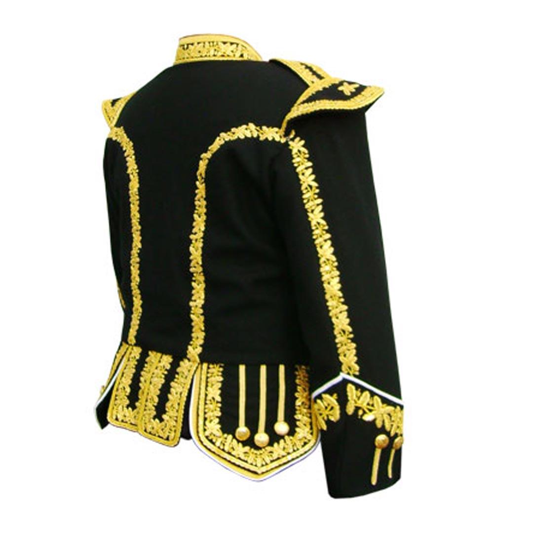 Gold Fully Hand Embroidered Royal Doublet