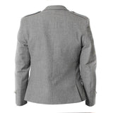 Grey Argyll Jacket And Vest - biznimart