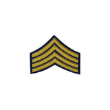imperial-highland-supplies-4-stripes-chevron-badge-gold-bullion-on-dark-blue
