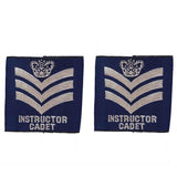 Air Cadet Instructor Flight Sergeant (Sgt) - Slider Epaulette - Royal Air Force - Royal Air Force Badge