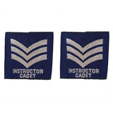 Air Cadet Instructor Sergeant (Sgt) – Slider Epaulette - Royal Air Force Regiment - Royal Air Force Badge