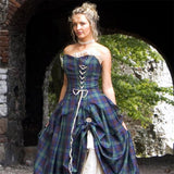 Bella Tartan Wedding Dress -biznimart