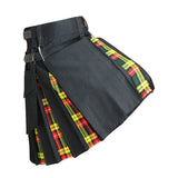 imperial-highland-supplies-black-hybrid-kilt-with-buchanan-tartan-back