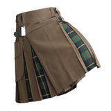 imperial-highland-supplies-brown-hybrid-kilt-with-macleod-of-harris-tartan-front