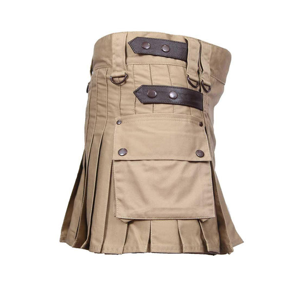 Deluxe Utility Kilt Women Khaki – biznimart