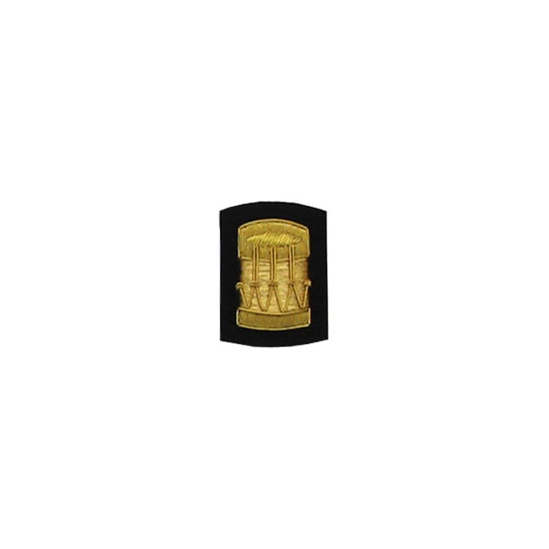 imperial-highland-supplies-drum-badge-gold-bullion-on-black