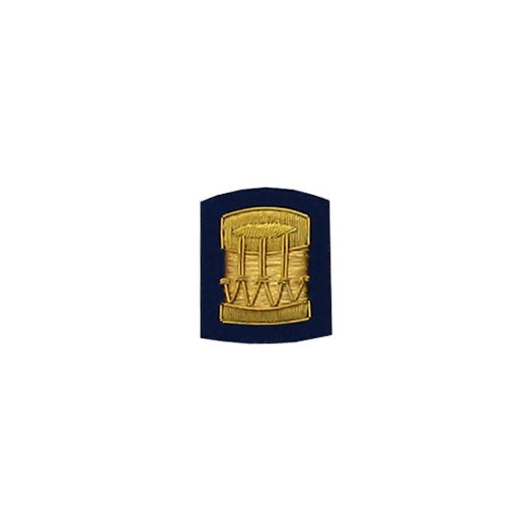 imperial-highland-supplies-drum-badge-gold-bullion-on-dark-blue