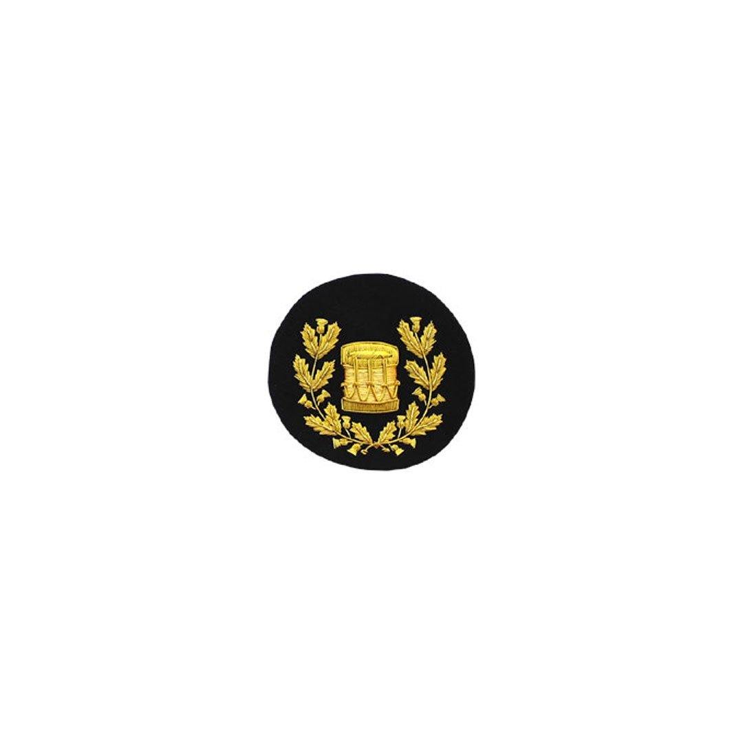 imperial-highland-supplies-drum-major-badge-gold-bullion-on-black