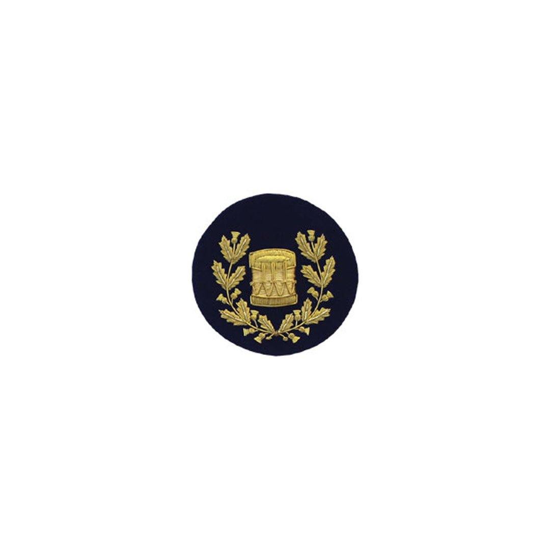imperial-highland-supplies-drum-major-badge-gold-bullion-on-dark-blue