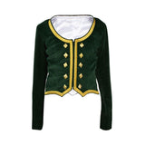 Green Velvet Highland Dance Jacket