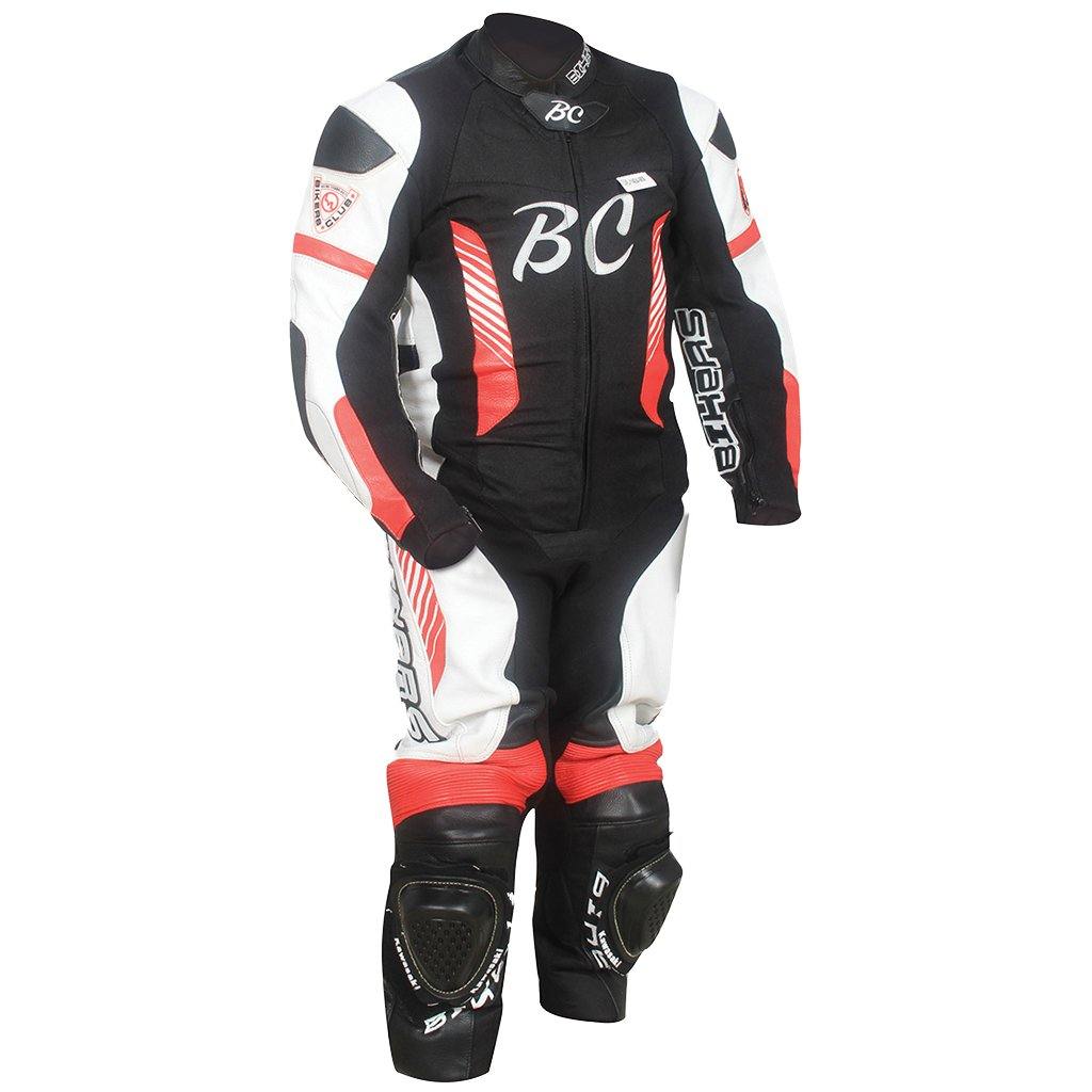 Mens Motorcycle Full Suit CE approved Full Protection Genuine Cowhide Leather - biznimart