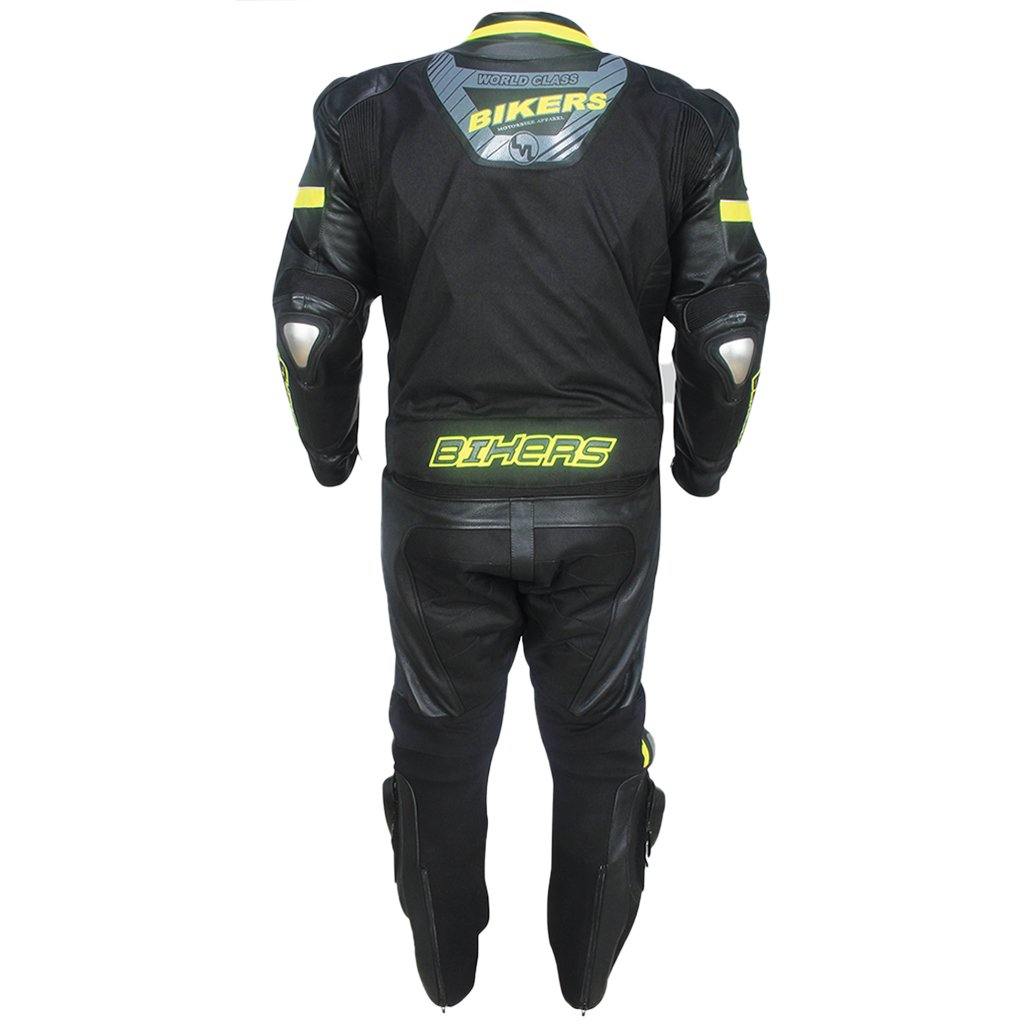 Mens Classic Motorcycle Full Suit CE approved Full Protection Genuine Cowhide Leather - biznimart