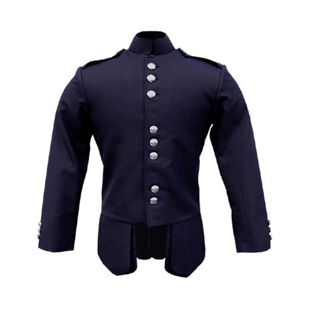 Navy Scots Guards Style Doublet Gabardine Wool