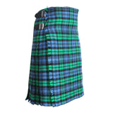 Scottish Campbell Old Ancient Tartan Kilt 8 Yards With Pleats Medium Weight 13oz Leather Straps
