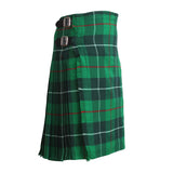 Scottish Galloway Modern Tartan Kilt 8 Yards With Pleats Medium Weight 13oz Leather Straps - biznimart