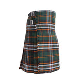 Scottish Heritage Of Ireland Tartan Kilt 8 Yards With Pleats Medium Weight 13oz Leather Straps