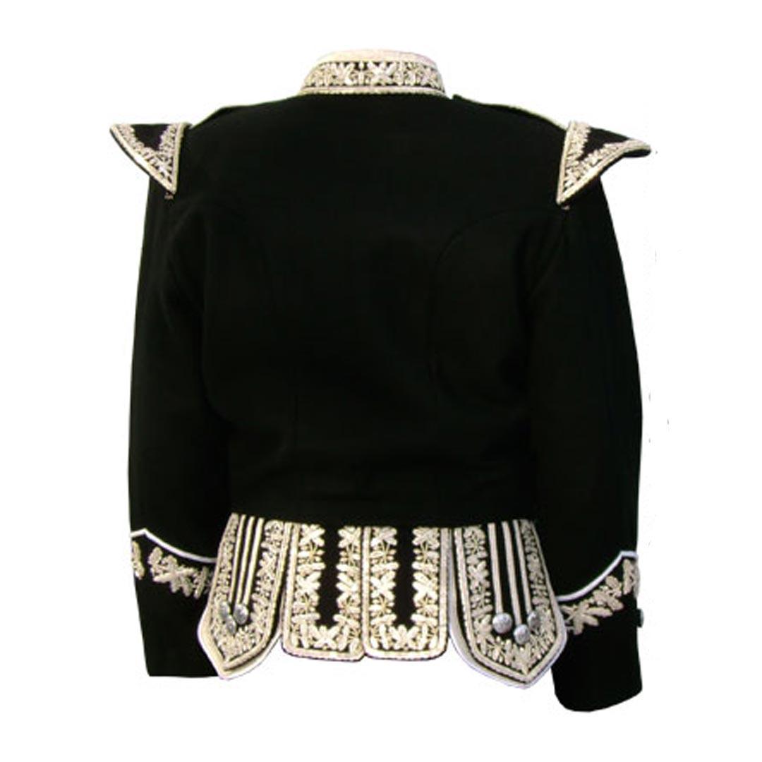 Silver Hand Embroidered Royal Doublet