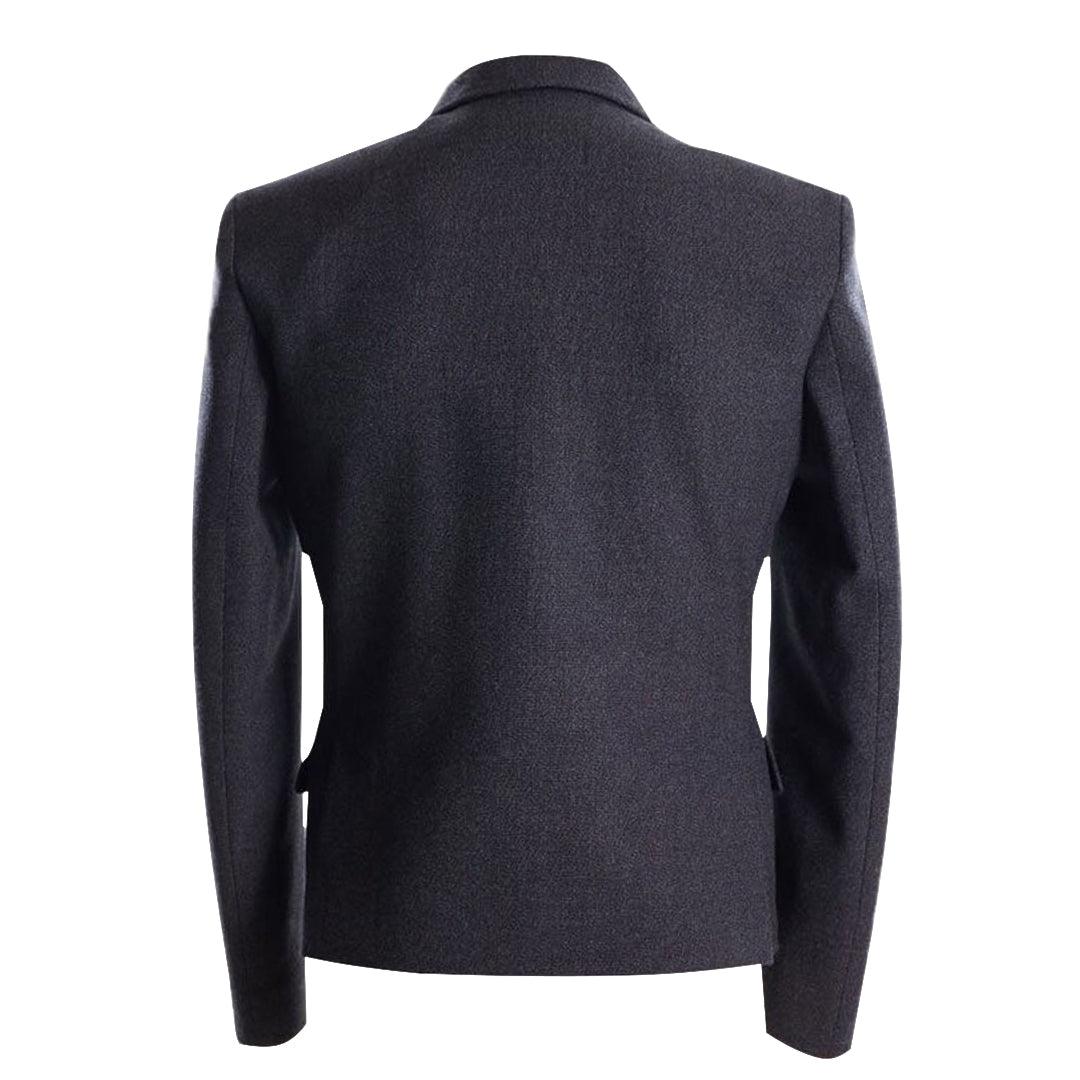 Wallace Kilt Jacket With Waistcoat/Vest Grey Tweed - biznimart